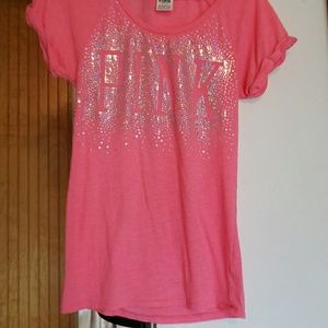 PINK bling tee